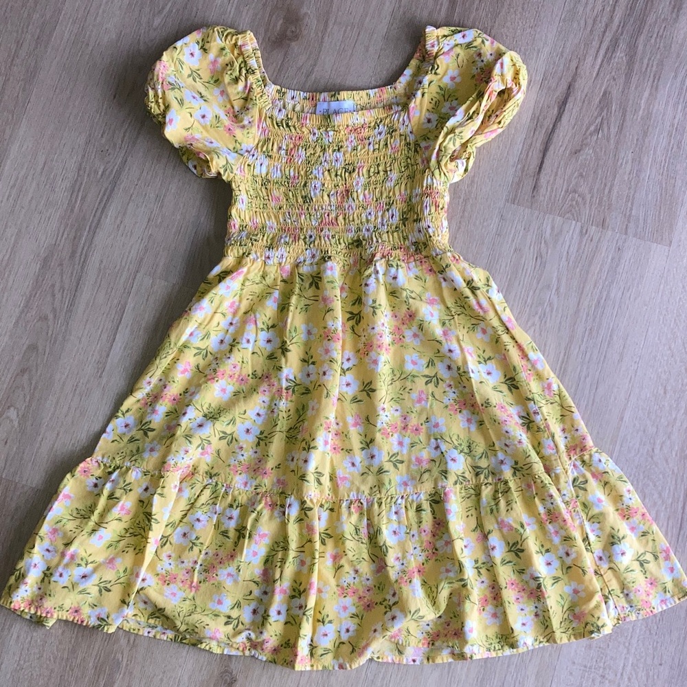 The Children's Place Yellow Floral Dress
